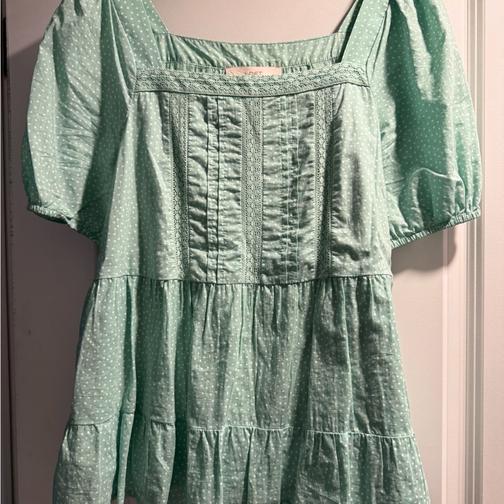 Loft Mint Green Women's Top